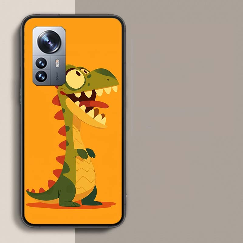 

A Whimsical Dinosaur Phone Case For Redmi Note 15 Pro 5G 14 13 12 Pro Plus 11 11T 11E 11S 10 Pro 10S 9 9S Cover Cell Clear with Redmi Note 9