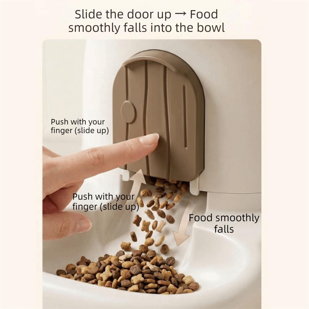 2 in 1 Mushroom Pet Automatic Feeder Large Capacity Cat Water Dispenser  Multi-Pet Household
