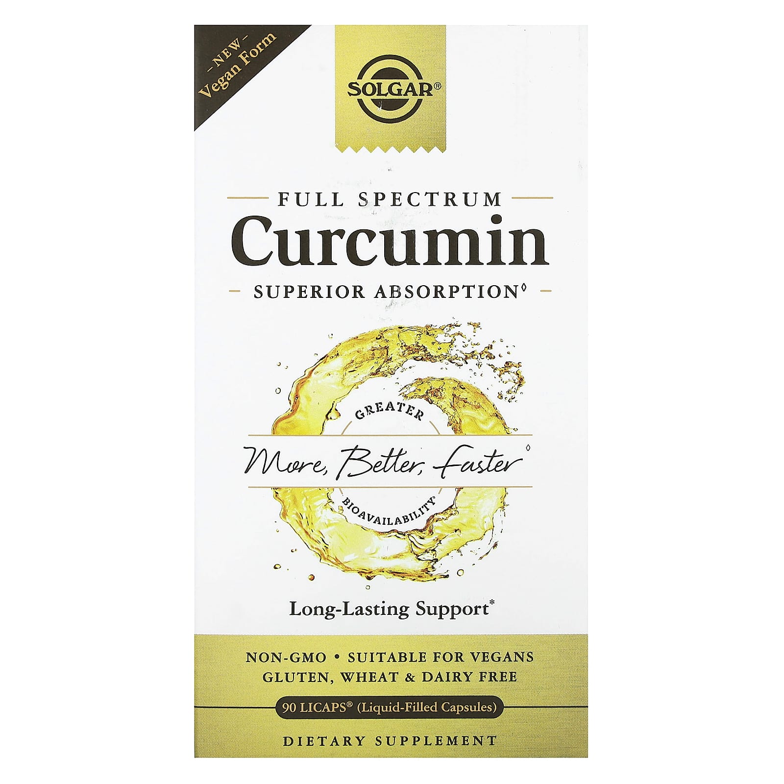 

Full Spectrum Curcumin, Licap 90 Tablets