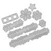 Christmas Die Cuts Carbon Steel Snowflake Pine Leaf Christmas Craft DIY Embossing Stencil Template
