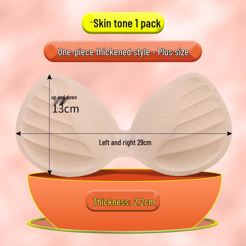 Seamless One-Piece Ultra-Thin Push-Up Sports Bra Pad Replacement