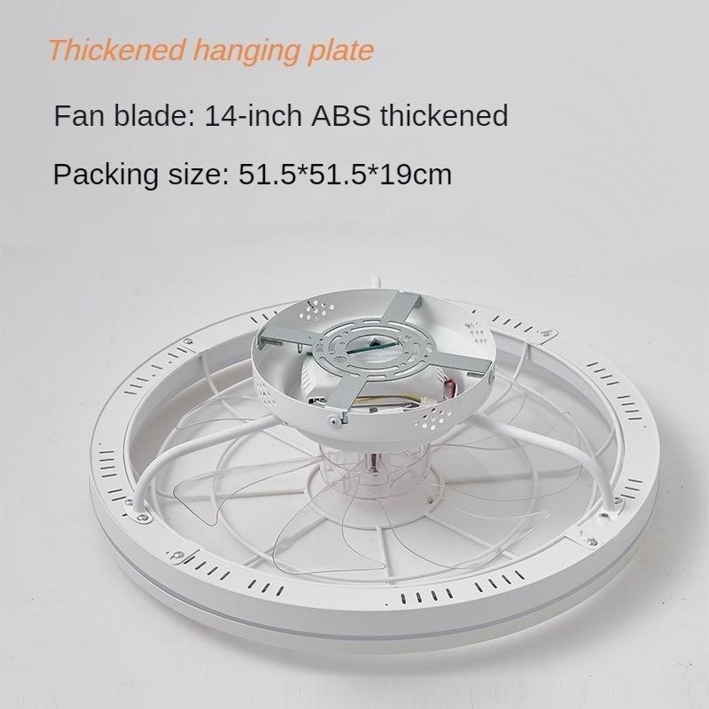 50 * 16cm Household Intelligent Chandelier Fan Electric Fan Light Restaurant LED Modern Simple Ceiling Fan Lamp