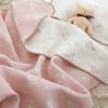 Manta de Bebê Cobertor Enrolador para Recém-Nascidos Cobertores de Sofá Macio Respirável 100% Algodão Carrinho de Bebê Berço Manta de Recepção Roupa de Cama Colcha