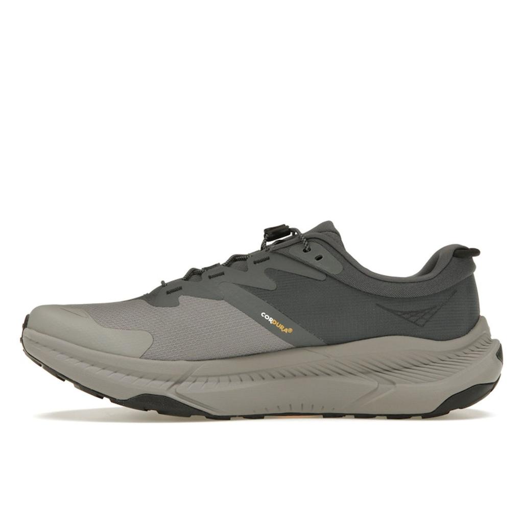 HOKA Transport Castlerock Black Men Sneakers Grey 1123153-CKBC