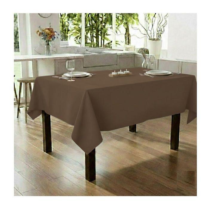 Nappe - EDEN - Essentiel - Polyester 100% - 145 x 200 cm - Taupe