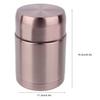 800ml Edelstahl Tragbarer Vakuumbecher Wasserflaschen mit Becherhülle (Champagnergold)