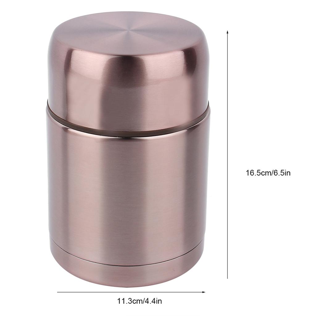 800ml Edelstahl Tragbarer Vakuumbecher Wasserflaschen mit Becherhülle (Champagnergold)