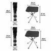 Telescopic Design Collapsible Seat Stainless Steel Outdoor Stool Portable Folding Stool  Picnic