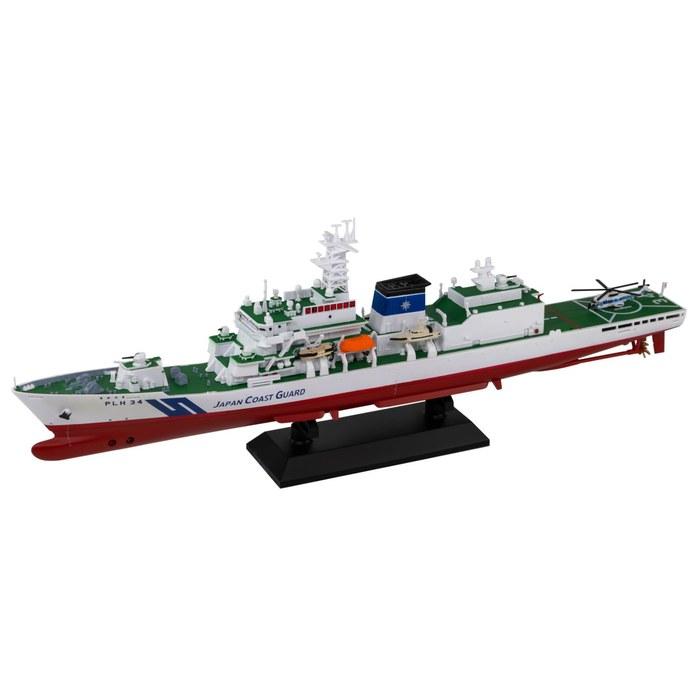 Pit Road 1/700 Skywave Series Japan Coast Guard Patrol Vessel PLH-34 Akatsuki Plastic Model J109 (Ship) Pre-Colored, Small