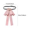 Bow Tie for Women Accessory Shirt Suit Adjustable Elastic Band Classic Polyester Easy