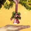 Jingle Bell Metal Pendant Home Decor Front Door Hanger Bells Decorations For Wall Classroom Wreaths Window Staircase Tree Mantel