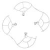 Props Protector 360 Degree Anti Collision Dedicated Propeller Guard for DJI Mini 3 PRO Grey