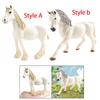 Horse Figures Animal Model Small Simulation Wildlife Statue Educational Toy for Boy Girl Ages 3+ Party Favors Gifts Ornament