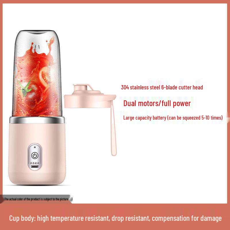 Portable Juice Cup: Long Battery Life, Multifunctional Juicer for Baby Food, Fruits, and Vegetables