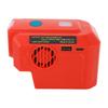 Cordless Power Inverter 200W AC Outlet Type C and USB Port 18V Battery Powered Power Inverter With LED Light for 48 11