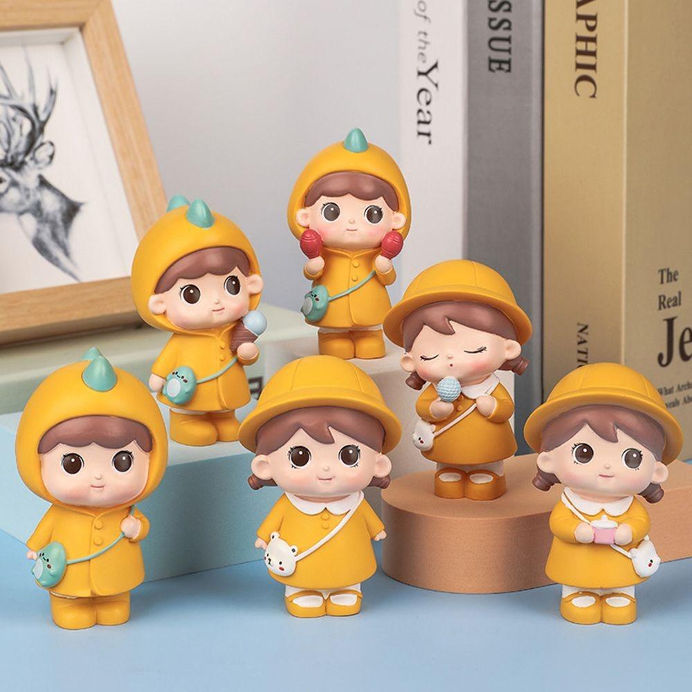 

Home Decoration Couple Statue Garden Decor Statue Ornament Cute Cartoon Doll Boys And Girls Style 1