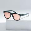European and American personalized outdoor sunshade pilot sunglasses women's large frame face small anti-ultraviolet sunglasses