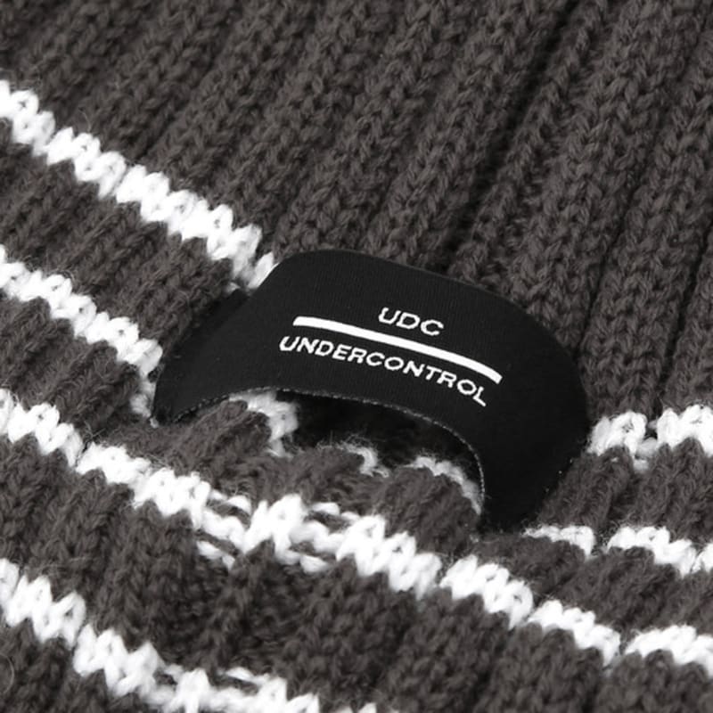 UNDERCONTROL BEANIE / PIN STRIPE / CHARCOAL