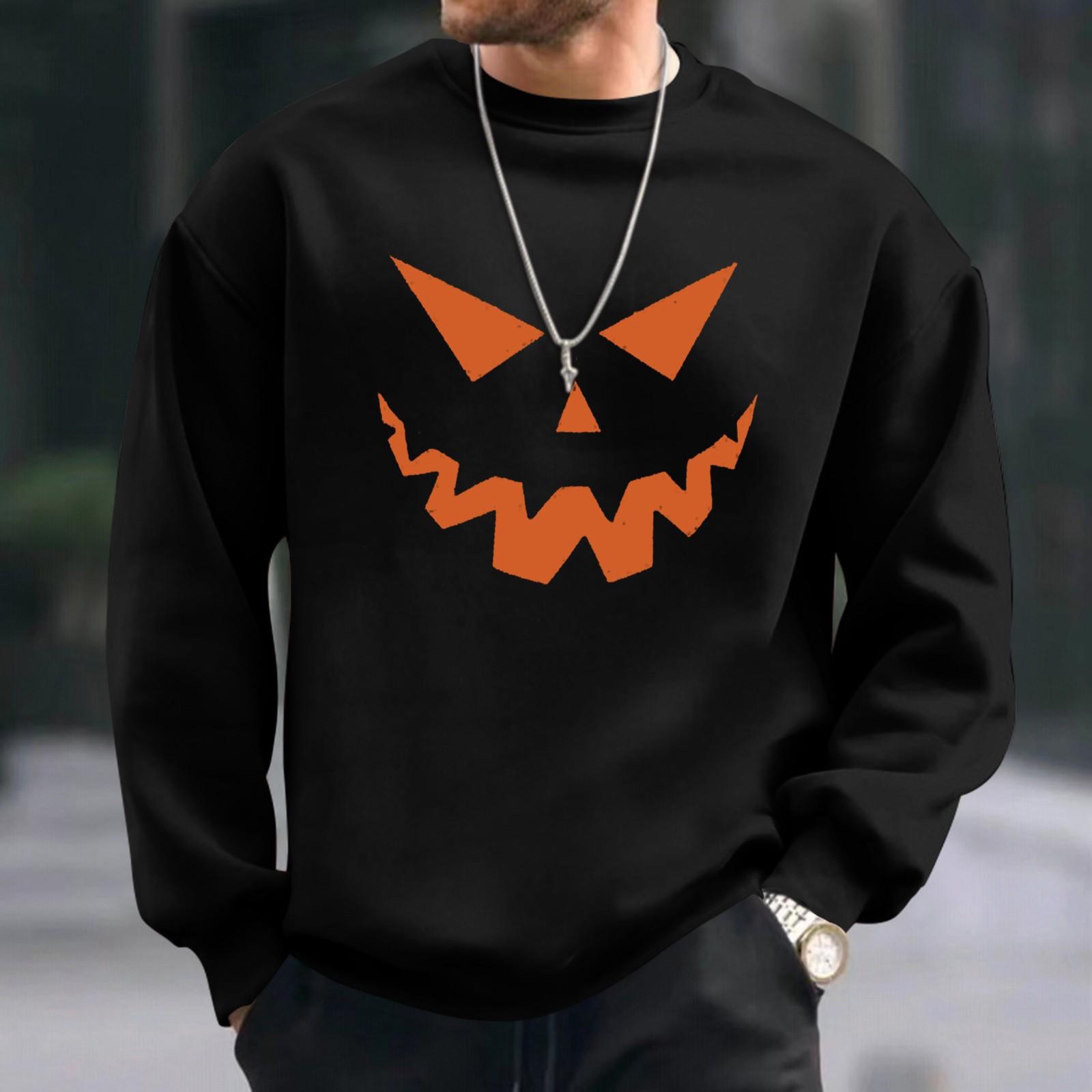 Мужская толстовка с принтом на открытом воздухе, свободная с длинными рукавами и этническим принтом XL чёрный