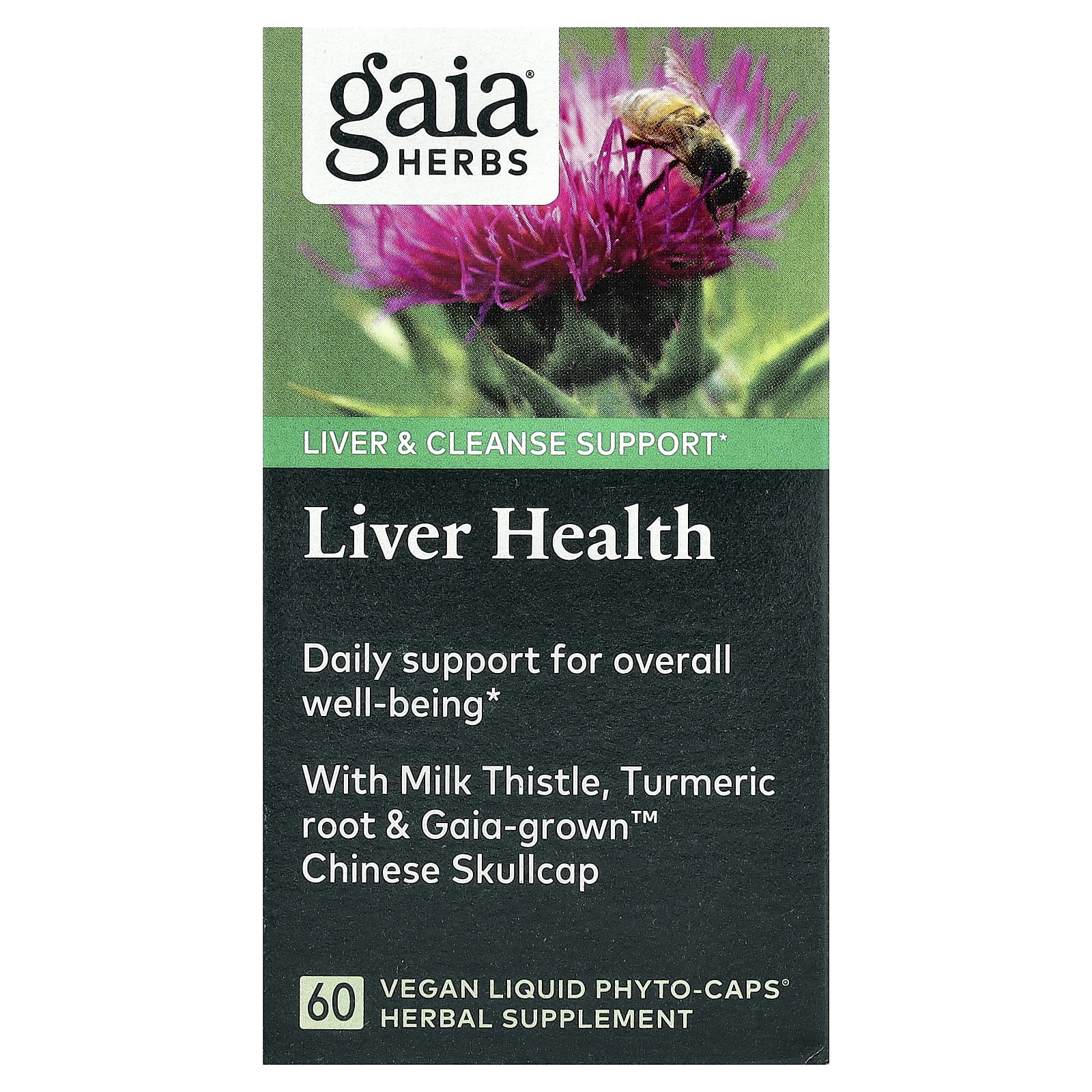

Liver Health, Vegan Liquid Phyto-Caps 60 Tablets