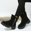 Thick Plush Snow Boots for Women, Anti Slip Winter Boots for Women, Warm Cotton Padded Shoes, Platform Ankle Boots, 2025