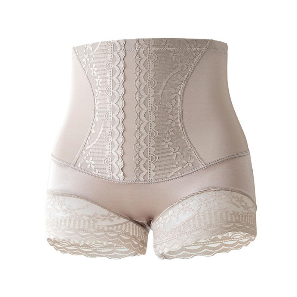 Stripe High Waist Triangle Panties Postpartum Panties Hip Lift Shaper Tummy Control Shapewear Gym