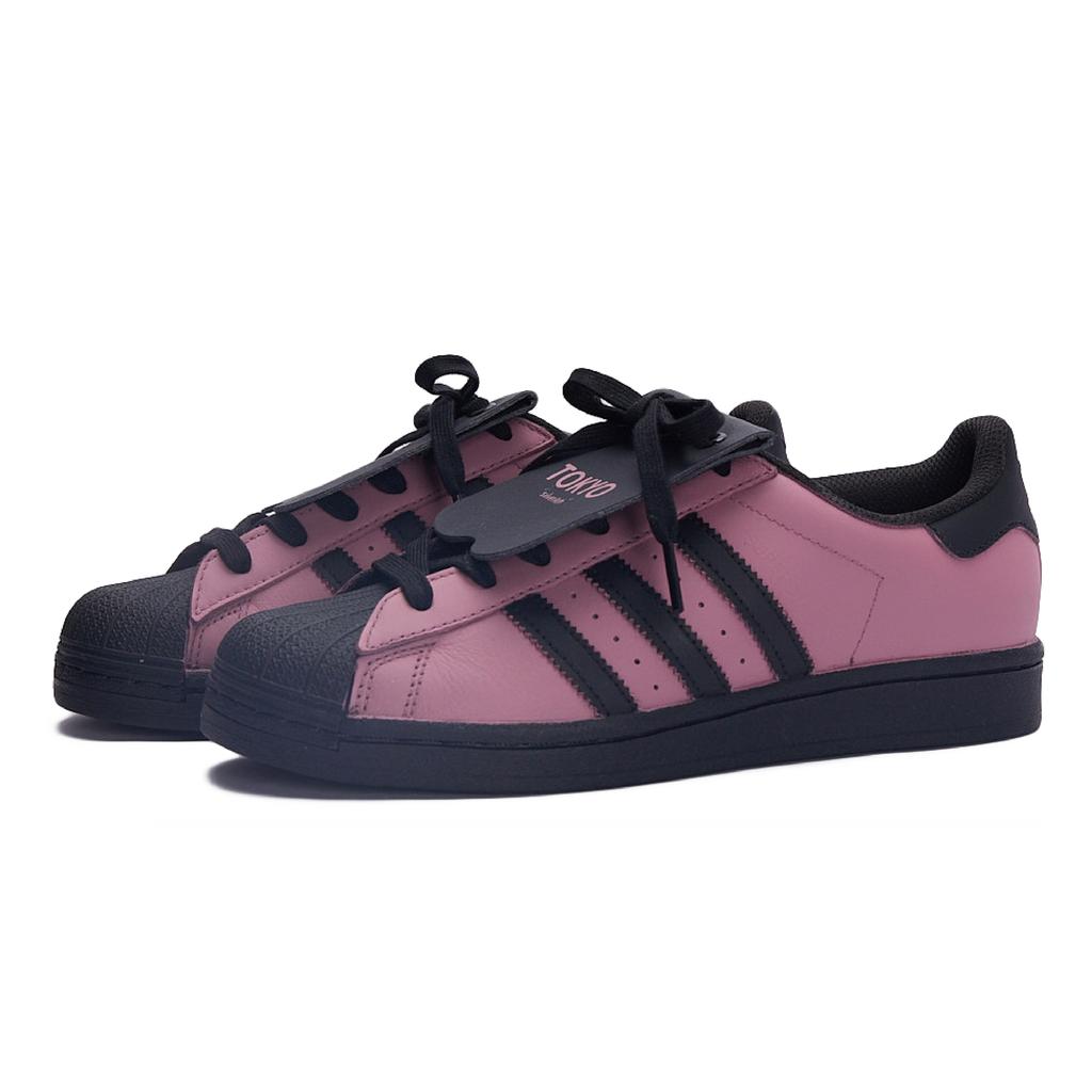 adidas Originals SUPERSTAR Skateboard-Schuhe Unisex Low-Top Schwarz/Rosa EG4959(Team15-)