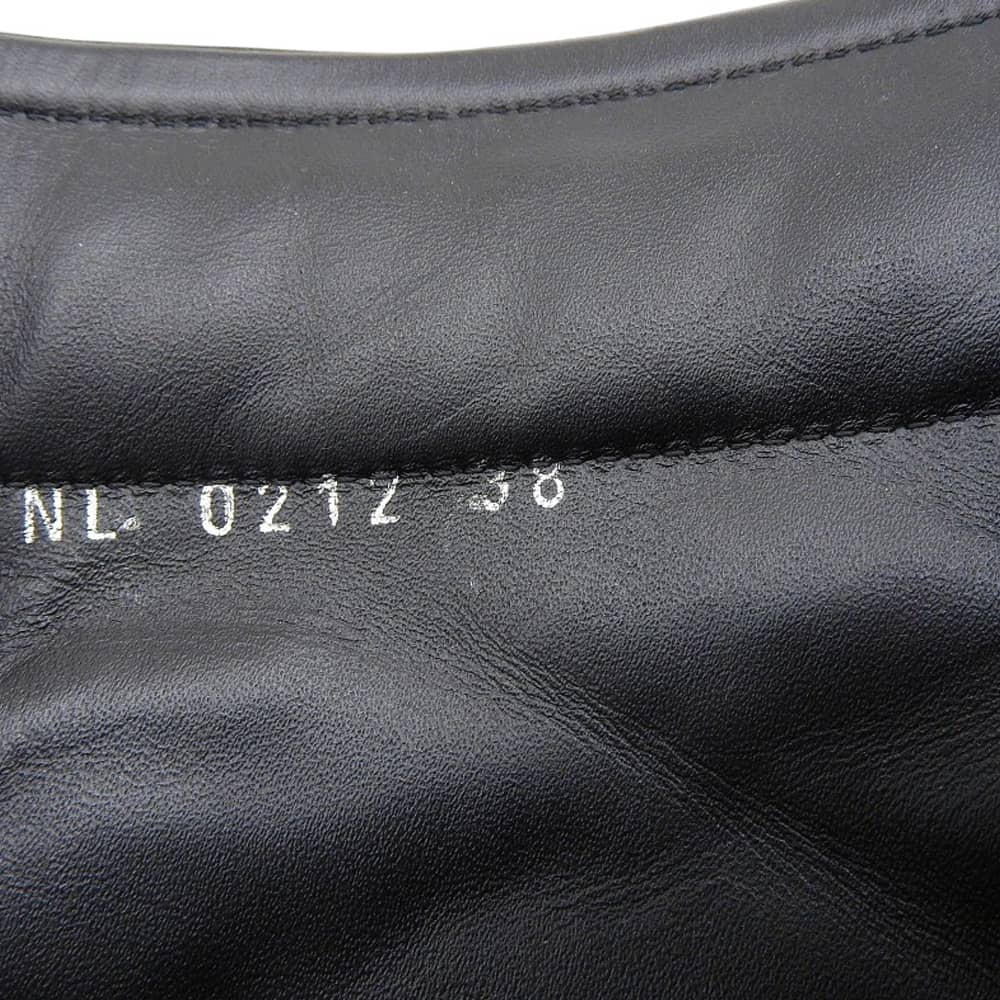 LOUIS VUITTON Moonlight Polka Dot Open-Toe Boots, Women's, Black, Size 38 shoes 38 blackUsed