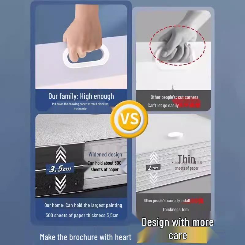 4K Art Portfolio Album: Sketch, Paint, Draw & Store In 8K Document File Folder