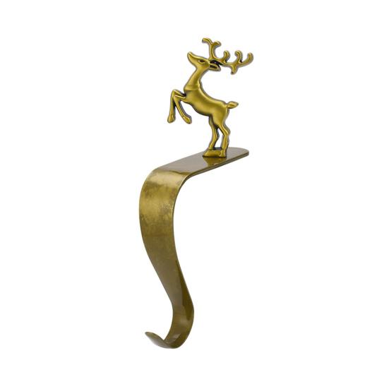 Χριστουγεννιάτικος Γάντζος Κάλτσας Αντιολισθητικός Μεταλλικός Κρεμαστής Κάλτσας Τάρανδος Νιφάδα Χιονιού Χιονάνθρωπος Δέντρο Τζάκι Γάντζος για Κρέμασμα Χριστουγεννιάτικων Στολιδιών Στεφάνια Διακόσμηση Πάρτι