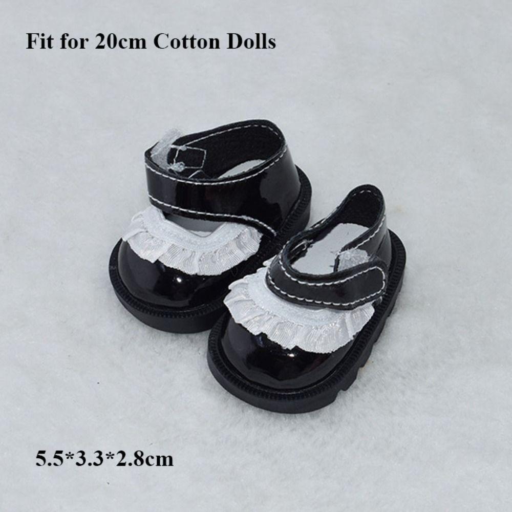 10cm/20cm Baumwollpuppe Lederschuhe Kleidung Zubehör Puppen Freizeitkleidung Schuhe Mode Lederstiefel DIY Puppengeschenk Spielzeug