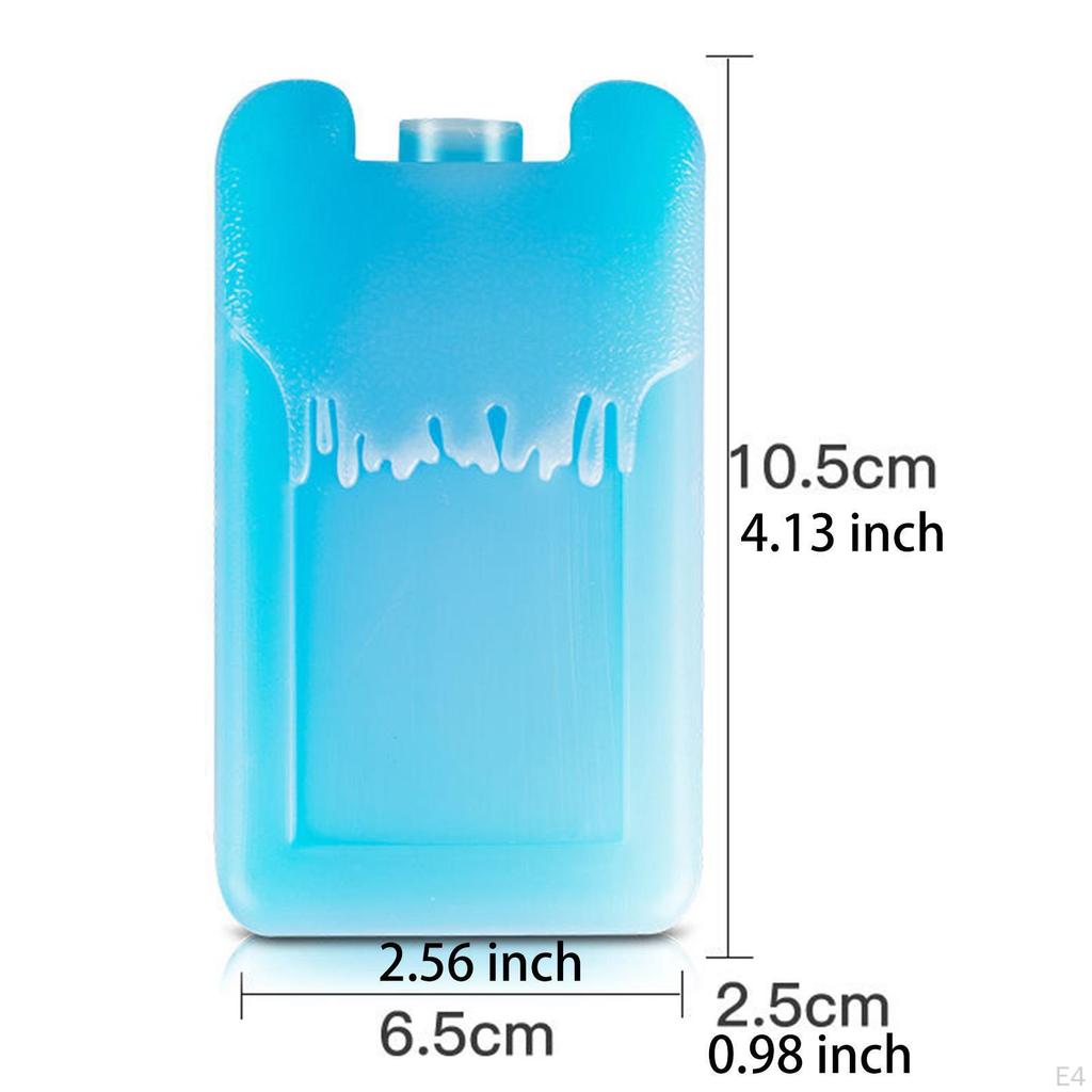 4 Heavy Duty Ice Blocks for , Portable And Reusable, Ideal BBQs, Fishing, Picnics, Hiking