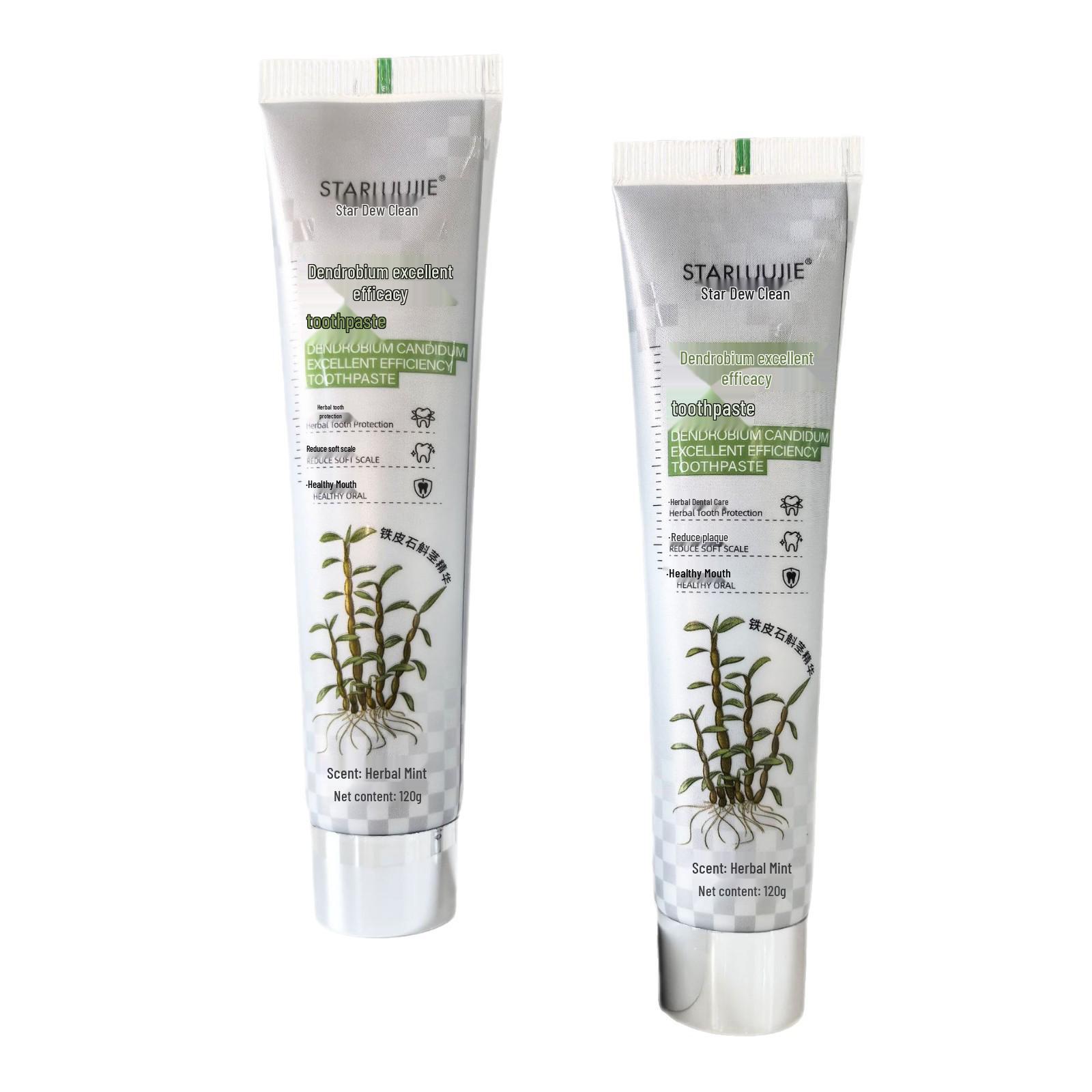 Xinglu Jie Dendrobium Herbal Toothpaste 120g - Plant-Based Oral Care for Fresh Breath and Tooth Protection
