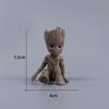 6cm Cute Tree Man Groot Guardians of The Galaxy Marvel Avengers GK Toys Action Figure Kawaii Car Decoration Kids Charm Doll Gift