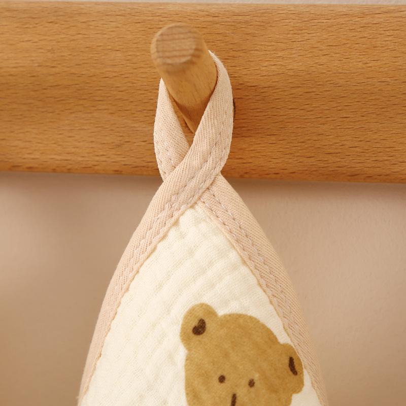 Pure Cotton Baby Gauze Towel & Small Drool Bib Set for Newborns - Soft & Gentle A-Class