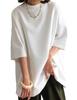 antiqua Mock Neck Ponte Free Size Women's T-Shirt, ZA-00135, 03, Off-White