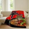 Fashion print S-Shin Ramyun Blanket For Sofa Office Bed Plane Travel Sleep Read Relax Camping Soft And Warm