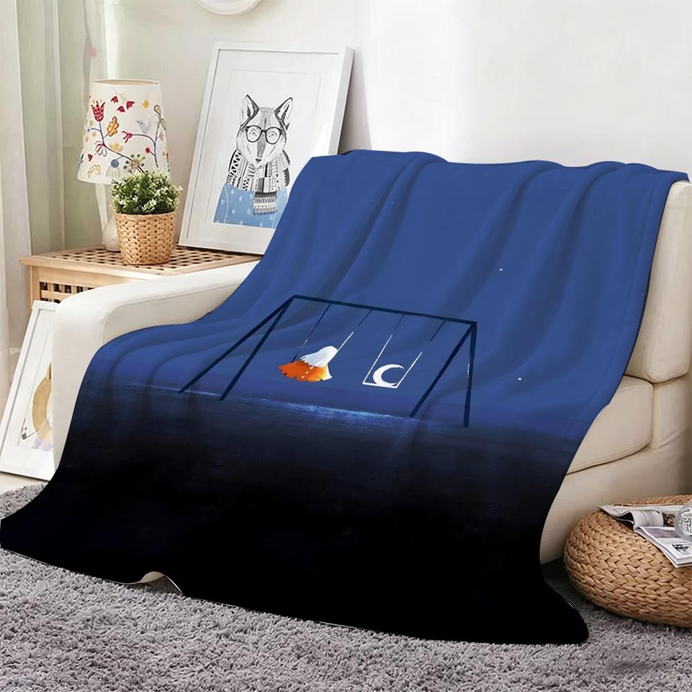Game S-Sky Children of the Light Throw Soft Warm Throw Blanket for Bedroom Living Room Bed Travel Camping Picnic Gift
