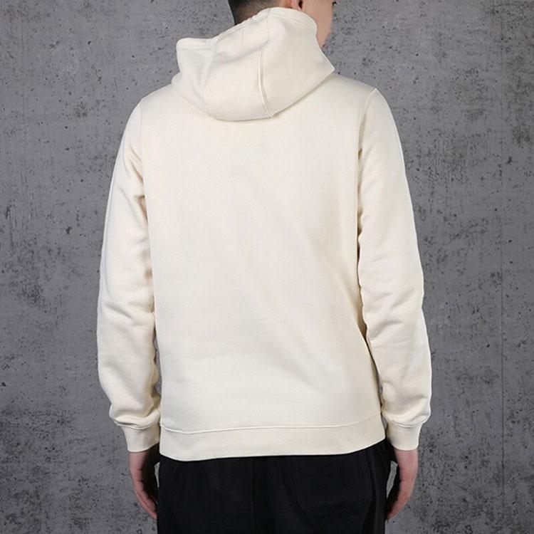 Nike Felpa Sportiva Casual da Uomo con Cappuccio Pullover Top Bianchi CD3257-280