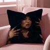 Lizzo Cushion Cover Multi-Scene Pillow Cover for Home & Car - Reversible, Soft & Durable for Daily Use