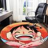 One Piece Luffy Office Round Area Rug, Indoor Mat Suitable For Office,Bedroom Living Room Home Decor, Room Deco A0908130