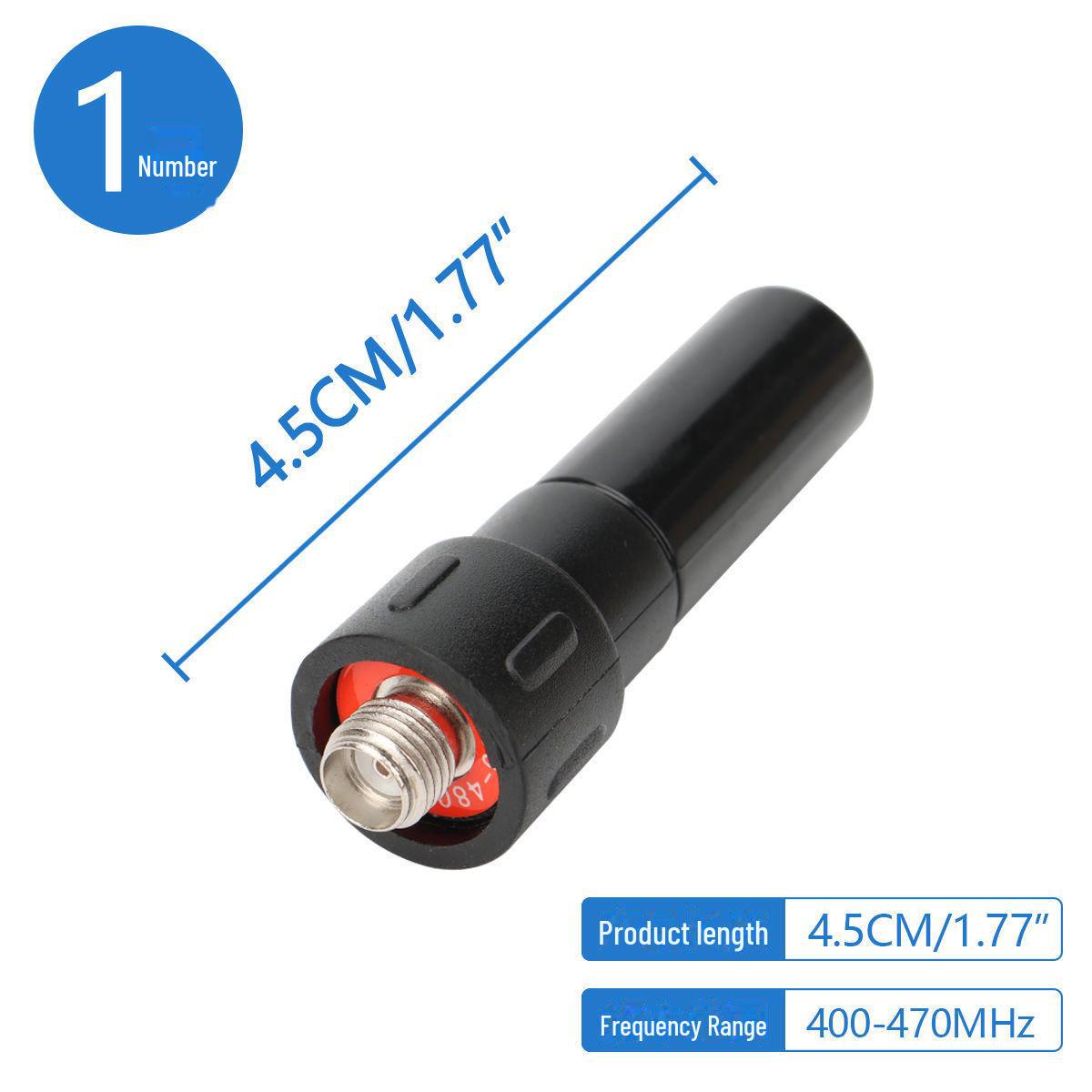 

Жіноча коротка дводіапазонна SMA антена Baofeng для портативних зовнішніх домофонів No. 1