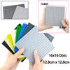 2 Stück DIY Bausteine 16*16 Noppen Lehrreiche Montage Bauplatten 16X16 Schmale Figuren Steine Grundplatte Entworfen Für Kinder