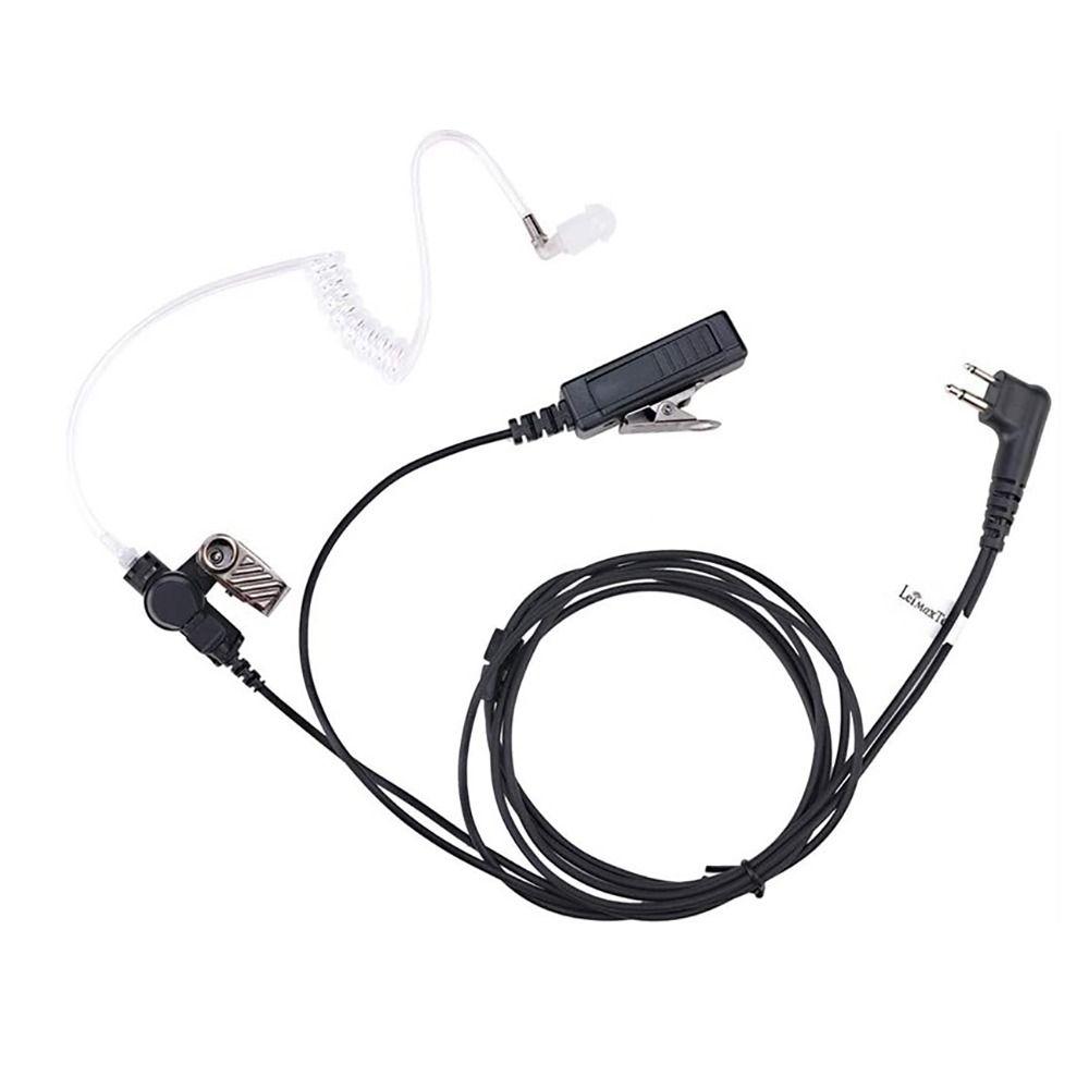 Surveillance Earpiece 2 Pin Walkie Talkie Headphone 2 Way Radio Headset for Motorola CP200 GP2000