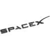 Emblema per Tesla Model Y Juniper 2025 Accessori 2024-2021 e Model 3 Badge Metallo Nero 2017-2023 Copertura Space X