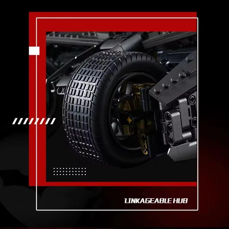 2830PCS Set Blocuri de Construcție Batmobilul Tumbler Motocicleta BatPod Adulți 1:8 Cărămizi de Putere High-tech Model Kit DIY Jucărie Pentru Băieți