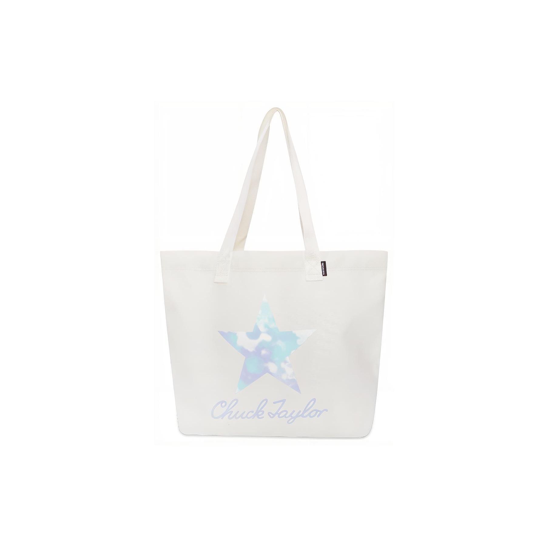 Converse Fashion Star Print Simple Casual Tote Bag Women Tote Bags White 10023817-A04 White 4900₽