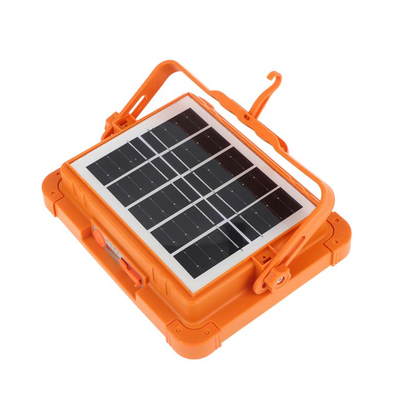 Led Solar Usb Charging Emergency Waterproof Floodlight Portable Outdoor Camping Night Market Stall Lighting