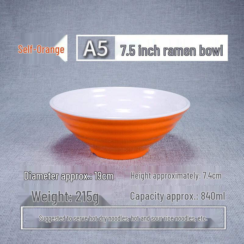 

Melamine Noodle and Soup Bowl