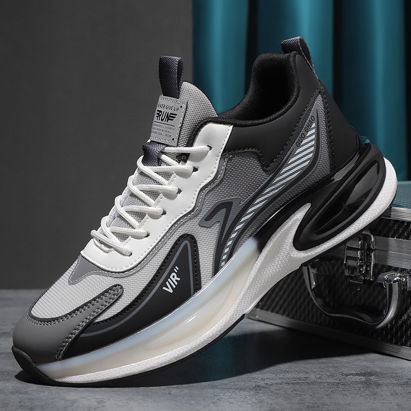 New Non-slip Sneakers Men's Versatile Breathable Lightweight Soft-soled Casual Mesh Men's Shoes Running Shoes